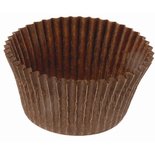1000 CAISSETTES FOND BRUN RONDE