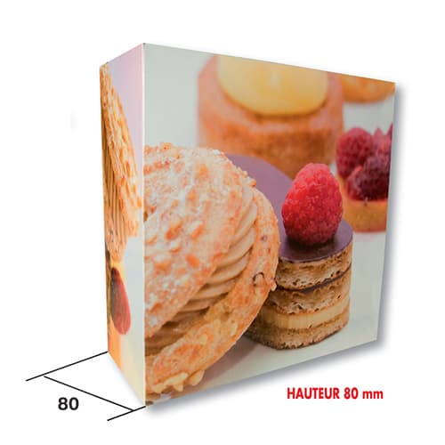 25 BOITES PATISSIERES GASPARD 35X35X8