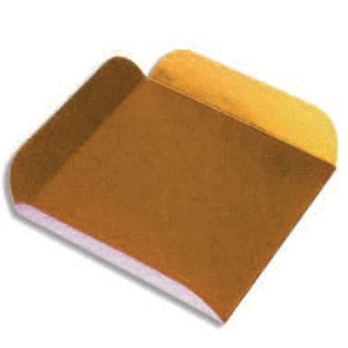 100 CARRES RAINES METALLISE OR