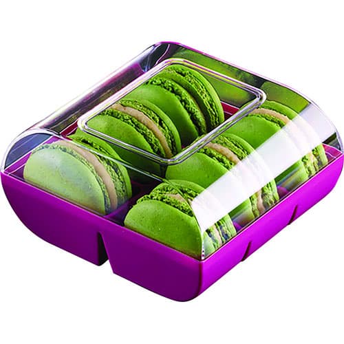 90 BOITES SILIKOMART PROFESSIONNEL POUR 6 MACARONS