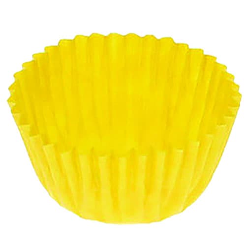 1000 CAISSETTES PAPIER CRISTAL JAUNE