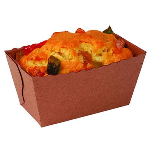 30 OU 75 MOULES  CAKE EN CARTON MICROCANNELURE