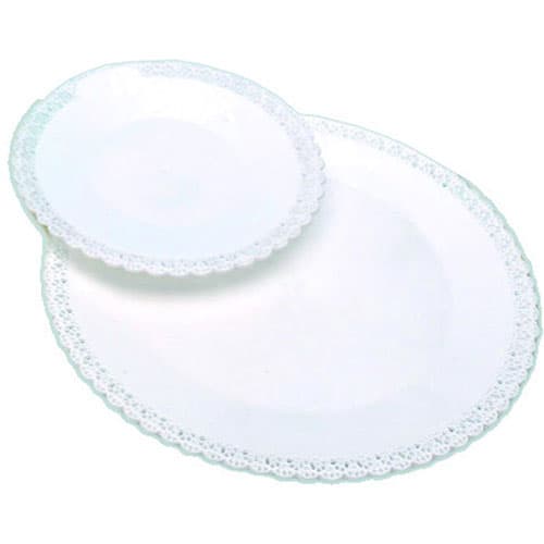 PLATEAU DENTELLE PLASTIQUE