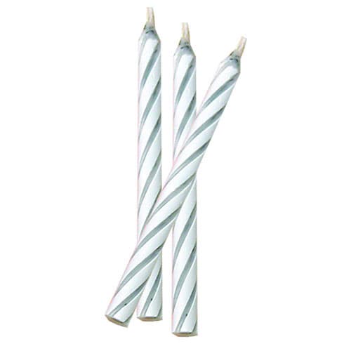 BOUGIE 1 AN COLORI BLANC