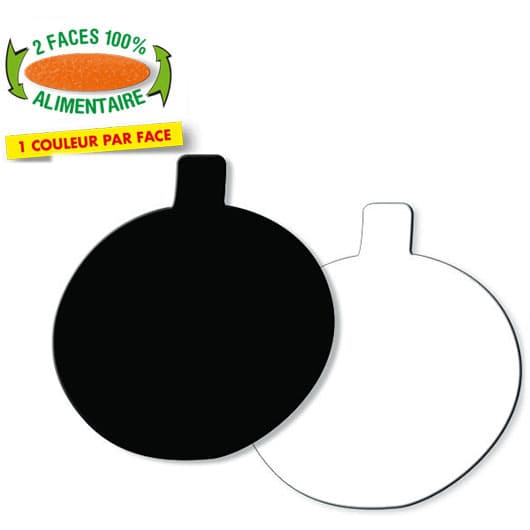 200 RONDS LANGUETTE NOIR/BLANC