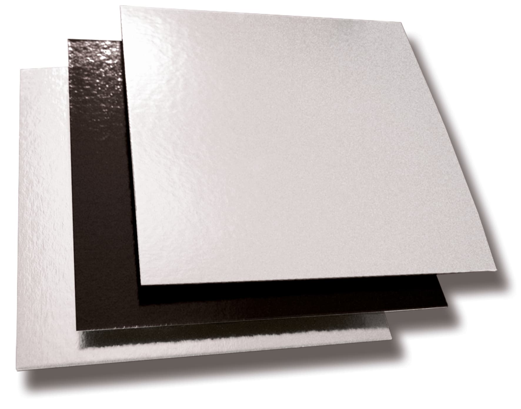 100 CARRES CARTON BLANC/NOIR