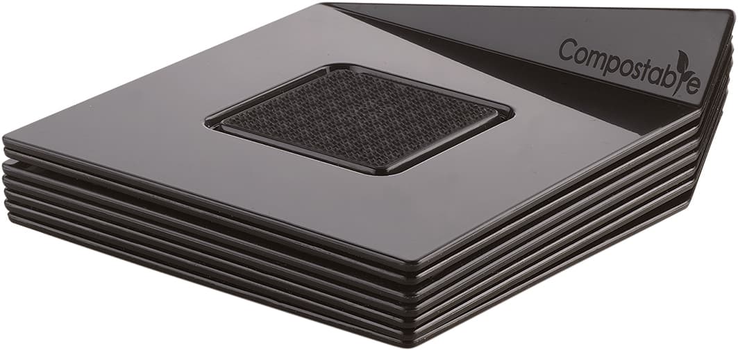 LANGUETTE CARREE - 83X83 MM - GAMME COMPOSTABLE