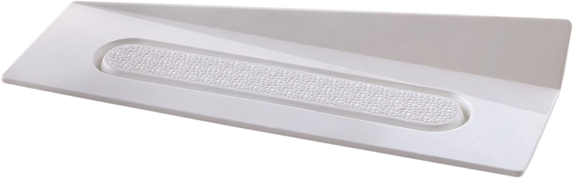 LANGUETTE RECTANGLE BLANCHE - 140X40 MM - GAMME RECYCLABLE