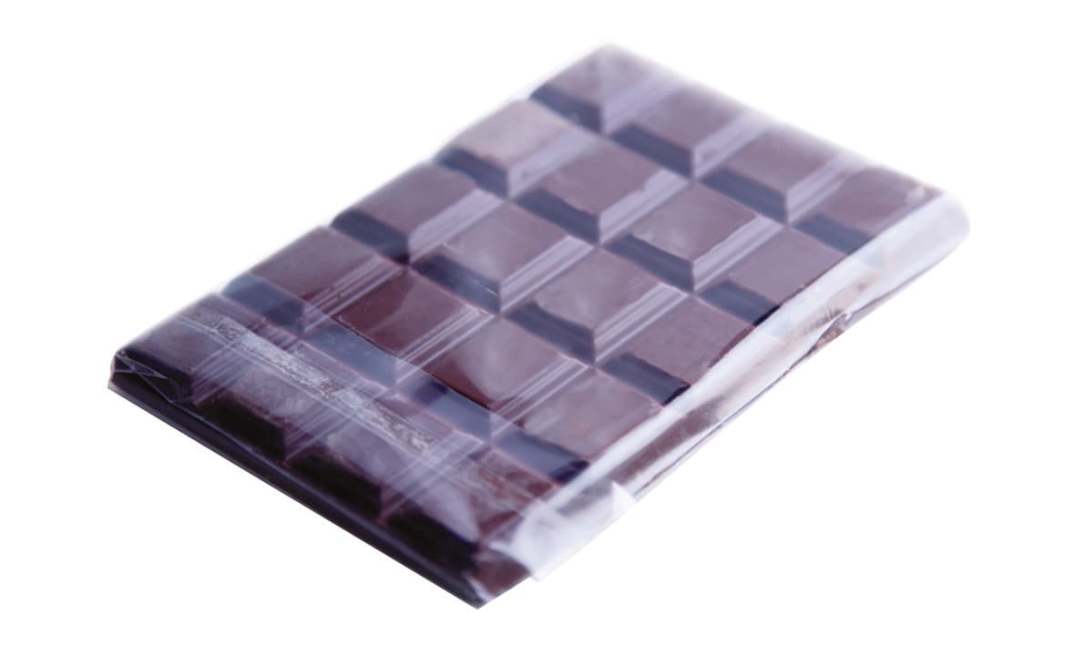 500 SACHETS POLYPRO A RABAT ADHESIF - POUR TABLETTES DE CHOCOLAT