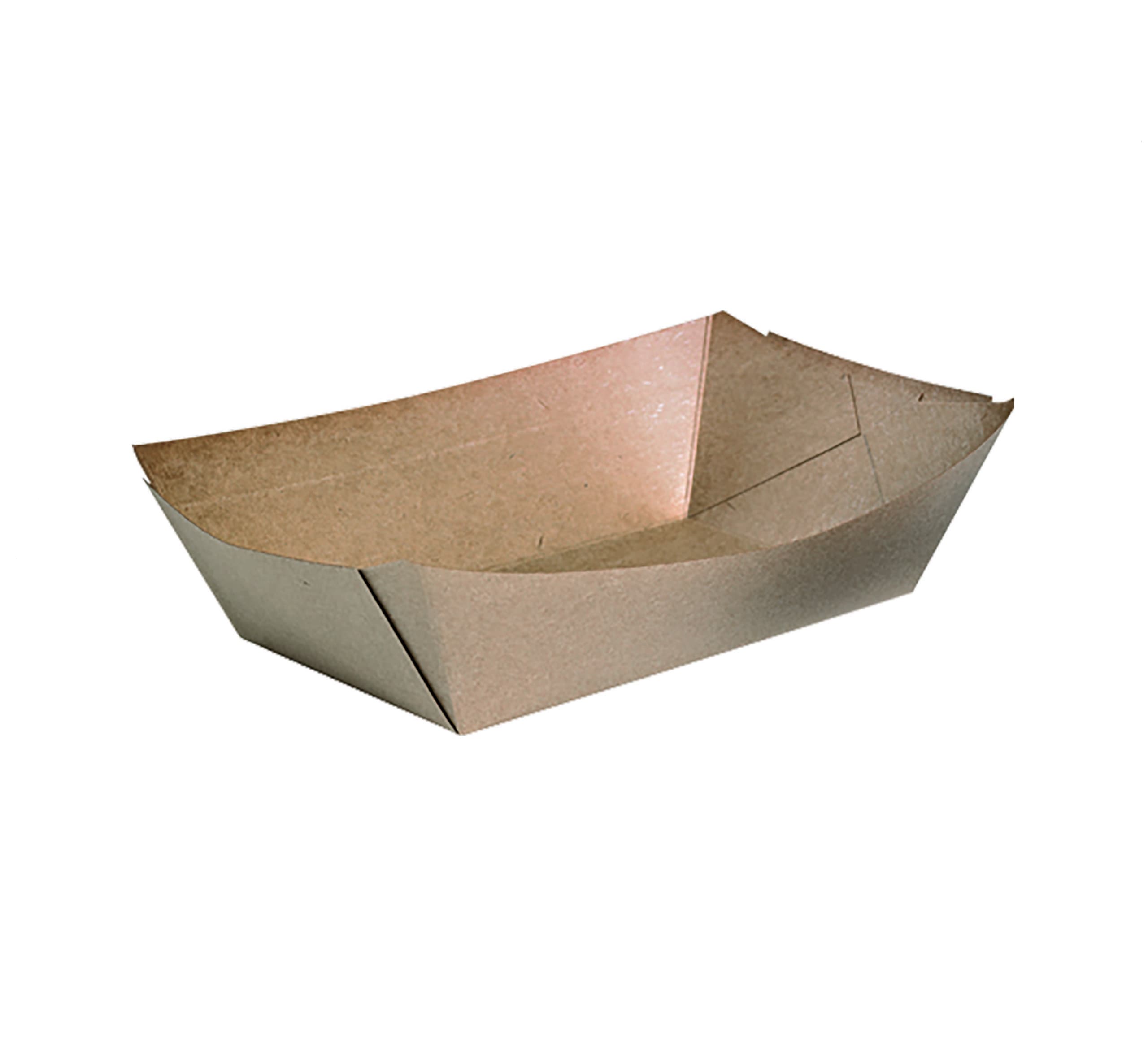 250 BARQUETTES KRAFT BRUN RECYCLE MULTI USAGES
