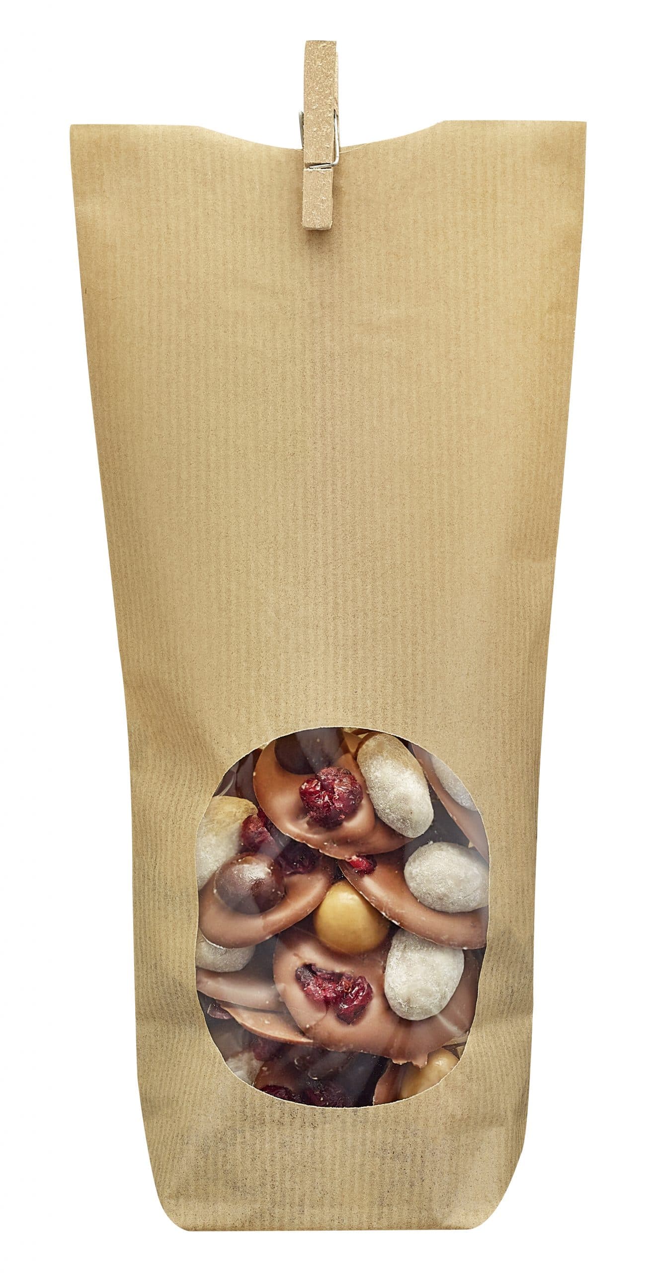 SAC CONFISERIE KRAFT A FENETRE