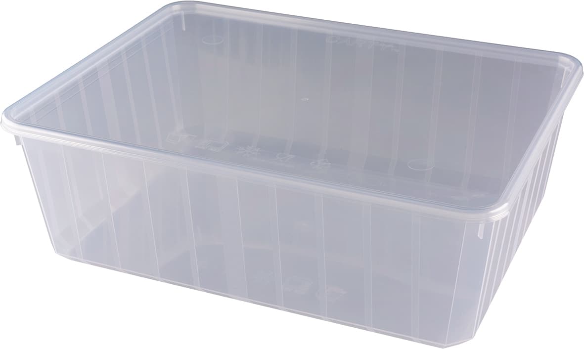 BOITE CARTY BOX TRANSPARENTE AVEC COUVERCLE