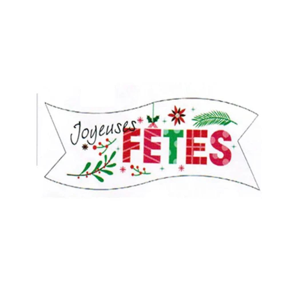 BANDEROLE AZYME JOYEUSES FETES