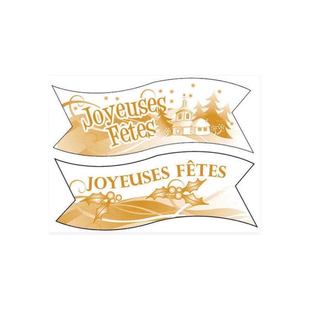 BANDEROLE JOYEUSES FETES 94X32MM