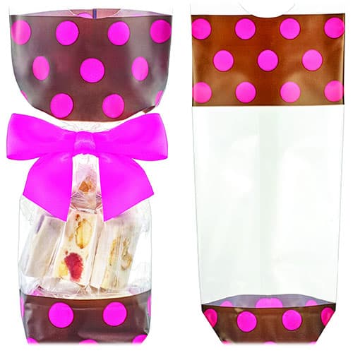 100 SACS FOND CARTON \\POLKA\\ CHOCO ROSE