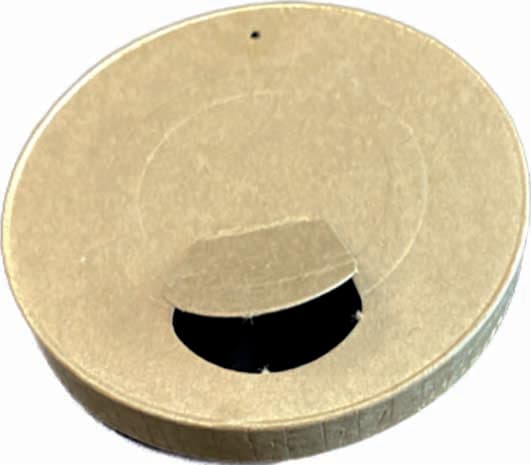 50 COUVERCLES KRAFT POUR GOBELETS REFERENCE GOB31 A GOB34