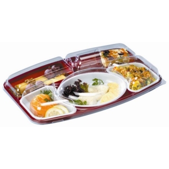 15 KITS PLATEAU REPAS PRESTIGE 5 COMPARTIMENTS