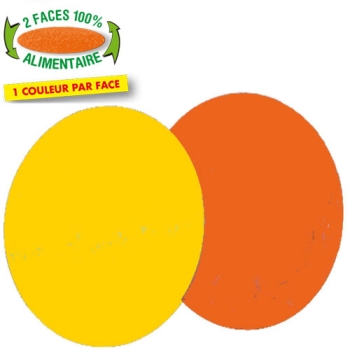 ROND ORANGE/JAUNE