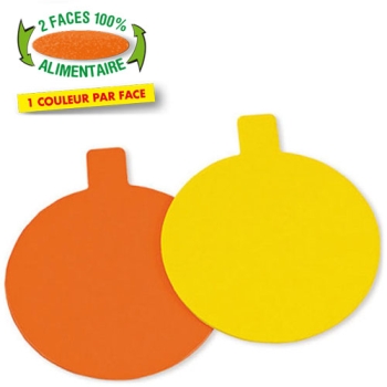 ROND LANGUETTE  ORANGE/JAUNE