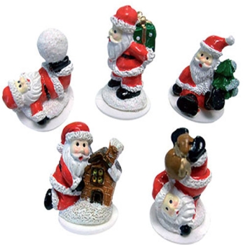 PERE NOEL LUDIQUES EN RESINE