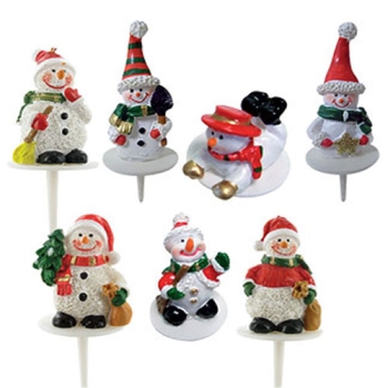 ASSORTIMENT BONHOMME DE NEIGE EN RESINE