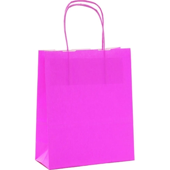 50 SACS CABA KRAFT FUSCHIA