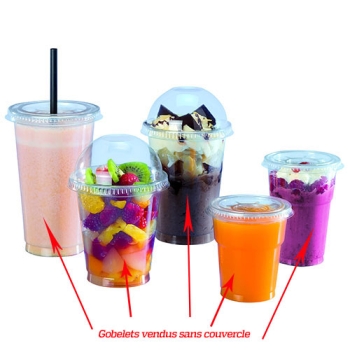 50 GOBELETS CRISTAL