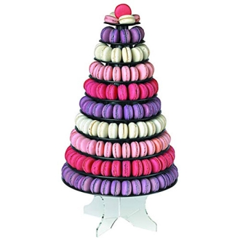 PYRAMIDE A MACARONS  NOIRE