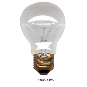 LAMPE - AMPOULE - FOUR-HAUTE TEMPERATURE 220V - 75W