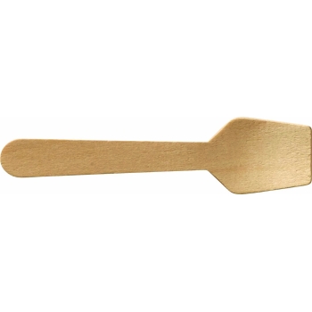 100 MINI CUILLERES BOIS 95X25 MM