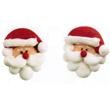 TETE DE PERE NOEL DECORS SUCRE