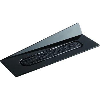 LANGUETTE RECTANGLE NOIRE - 140X40 MM - GAMME RECYCLABLE