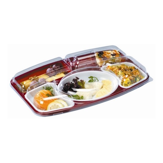 15 KITS PLATEAU REPAS PRESTIGE 5 COMPARTIMENTS