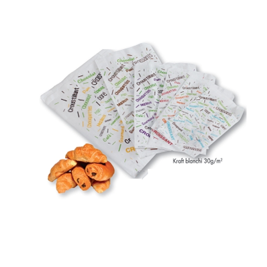 1000 SACS A CROISSANTS IMPRESSION PASSE PARTOUT