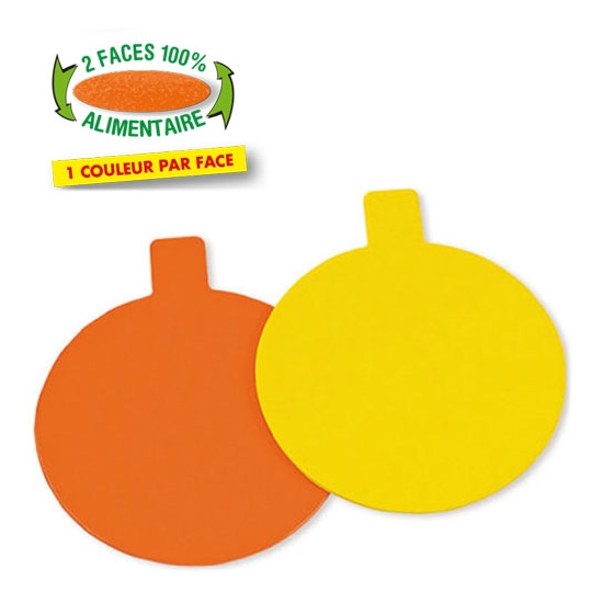 200 RONDS LANGUETTE  ORANGE/JAUNE