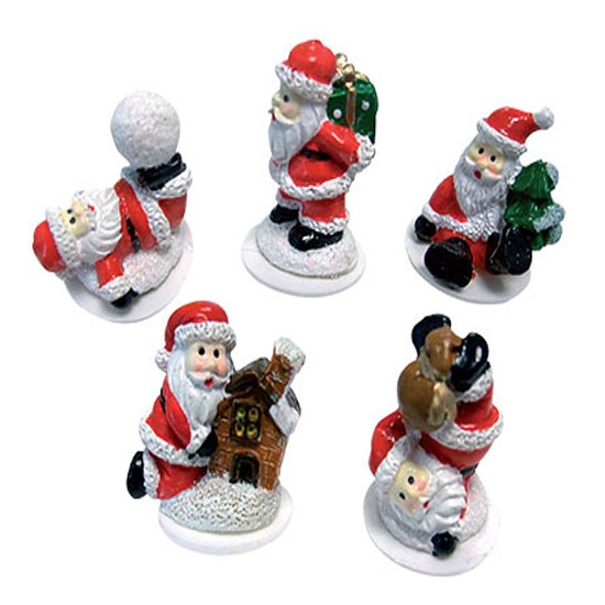 PERE NOEL LUDIQUES EN RESINE