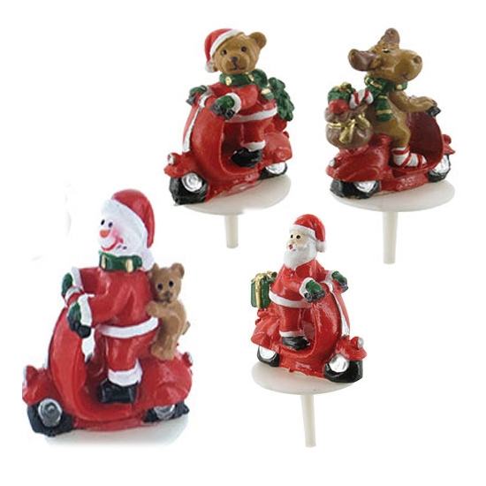 ASSORTIMENT NOEL SCOOTER EN RESINE