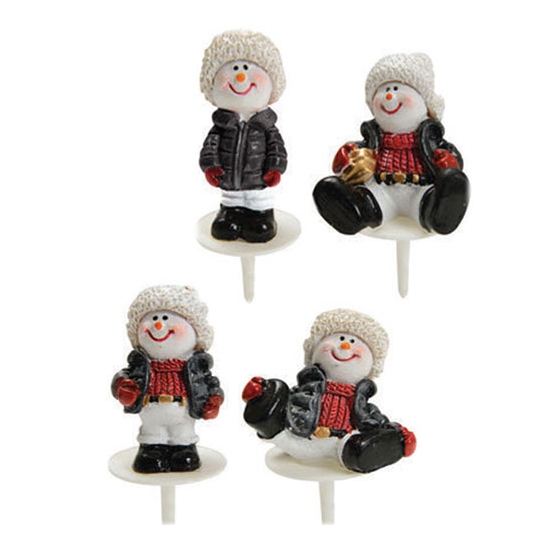 BONHOMME DE NEIGE DOUDOUNE EN RESINE