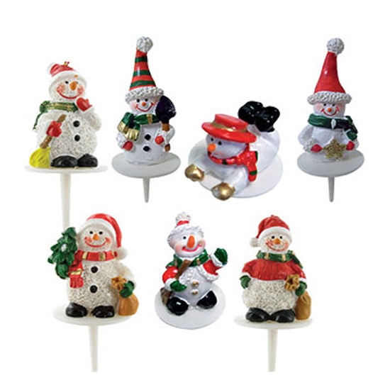 ASSORTIMENT BONHOMME DE NEIGE EN RESINE