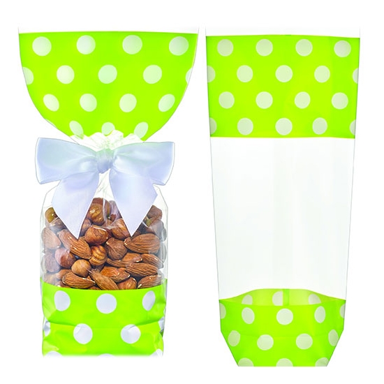 100 SACS FOND CARTON ''POLKA'' ANIS