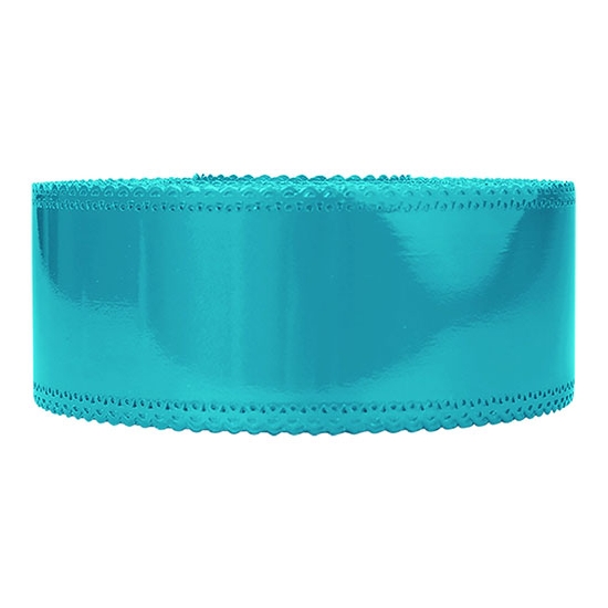 RUBAN CHARLOTTE DENTELLE- TURQUOISE