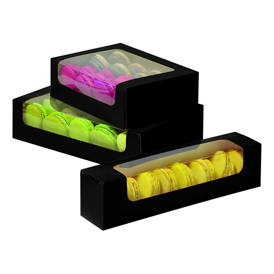 50 BOITES A BISCUITS OU MACARONS A FENETRE -