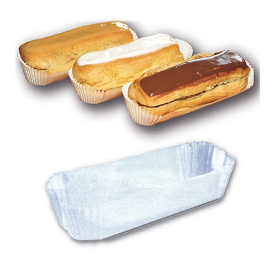 Caissettes cuisson éclairs noires et blanches (x40)