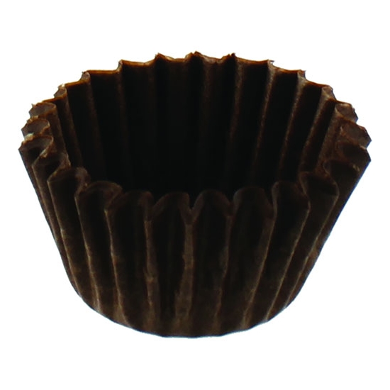 1000 CAISSETTES PAPIER CRISTAL BRUN