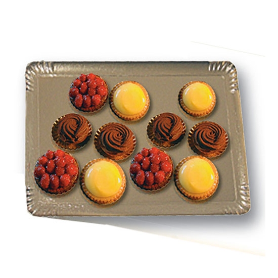 25 OU 50 PLATEAUX TRAITEUR OR