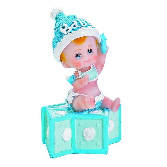 BEBE SUR CUBE BLEU