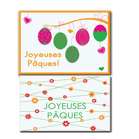 RECTANGLE  JOYEUSES PAQUES PATE D AMANDE - 55x40 mm