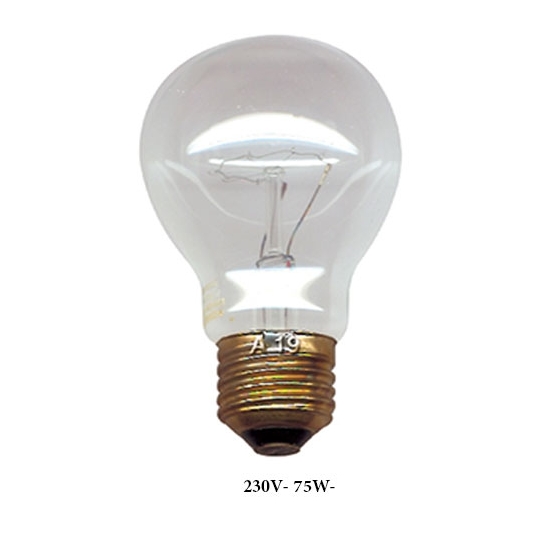 LAMPE - AMPOULE - FOUR-HAUTE TEMPERATURE 220V - 75W