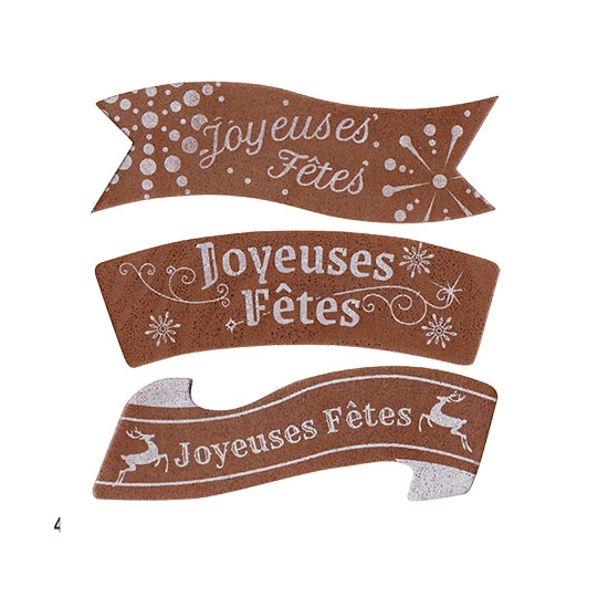 BANDEROLLE AZYME JOYEUSES FETES
