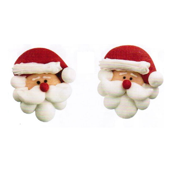 TETE DE PERE NOEL DECORS SUCRE